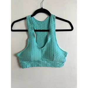 NB Women's Sports Bra Teal Blue Medium‎